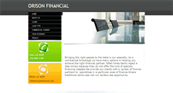 Desktop Screenshot of orisonfinance.net